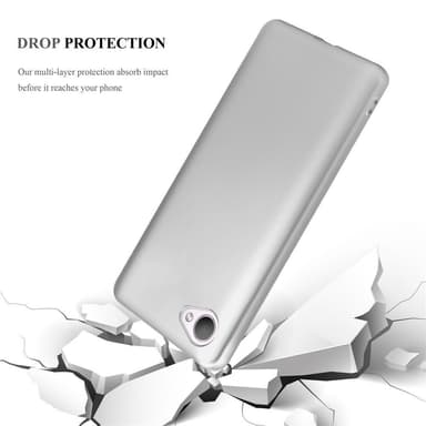 Deksel HTC Desire 12 Case Cover (sølv)