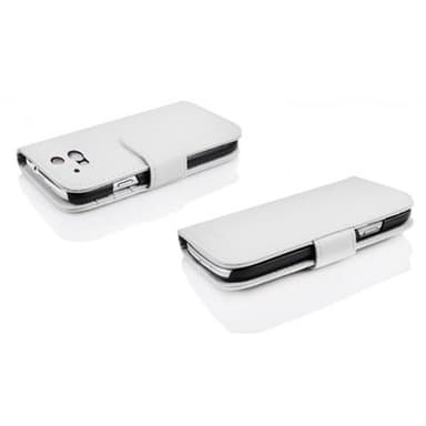 HTC ONE M8 lommebokdeksel case (hvit)