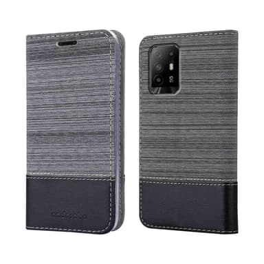Oppo A94 5G lommebokdeksel etui (grå)