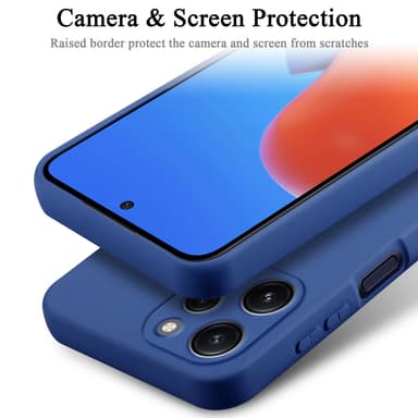 Redmi 12 silikondeksel case (Blå)
