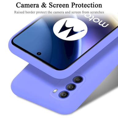 Motorola MOTO G51 5G silikondeksel case (Lilla)