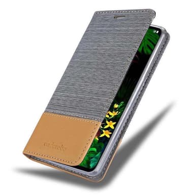 LG G8 ThinQ lommebokdeksel etui (grå)