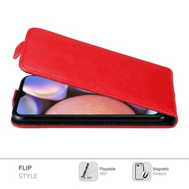 Samsung Galaxy A10s / M01s deksel flip cover (rød)