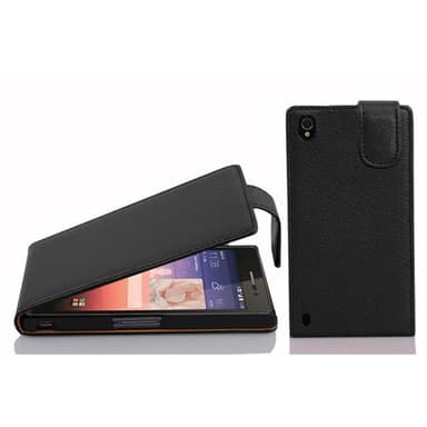 Huawei ASCEND P7 Deksel Cover Etui (svart)