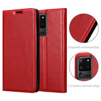 Samsung Galaxy S20 ULTRA lommebokdeksel case (rød)
