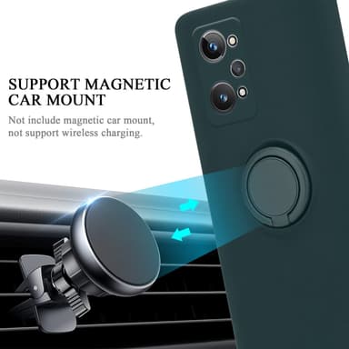 Deksel Realme GT 2 / GT Neo 2 Ring Case (grønn)