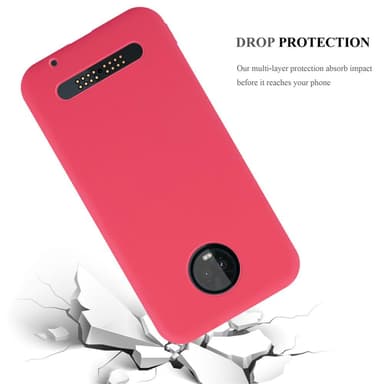 Deksel Motorola MOTO Z3 PLAY Silikon cover (rød)