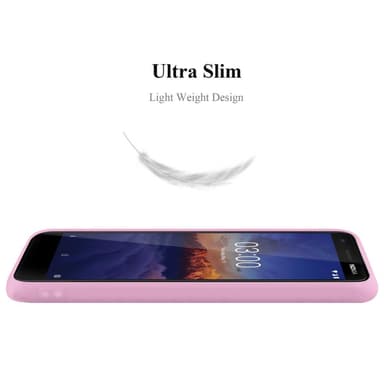Deksel Nokia 3.1 Silikon cover (rosa)