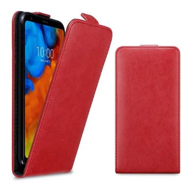 LG Q STYLUS deksel flip cover (rød)