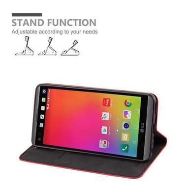 LG V20 lommebokdeksel case (rød)