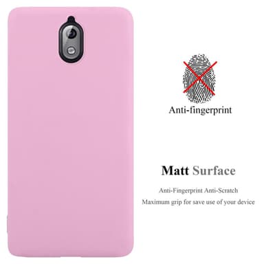 Deksel Nokia 3.1 Silikon cover (rosa)