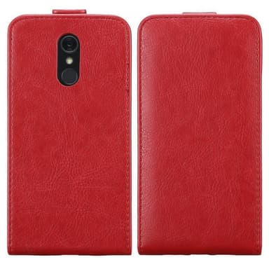 LG Q STYLUS deksel flip cover (rød)