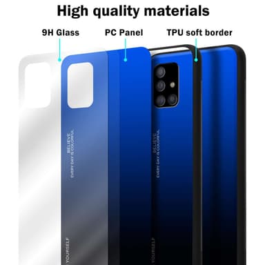 Deksel Samsung Galaxy A51 5G Case Cover (Svart)