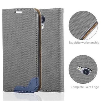 Samsung Galaxy S4 lommebokdeksel case (grå)