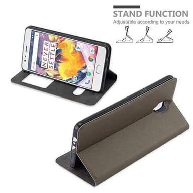OnePlus 3 / 3T lommebokdeksel cover (brun)