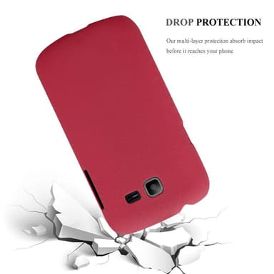 Samsung Galaxy TREND LITE Hardt Deksel Cover (rød)