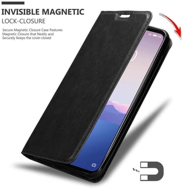 MEIZU 16Xs lommebokdeksel case (svart)