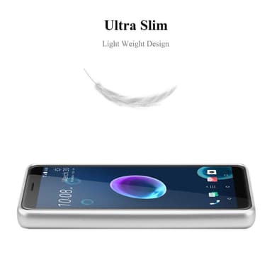 Deksel HTC Desire 12 Case Cover (sølv)