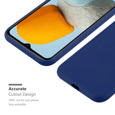 Deksel Samsung Galaxy M23 5G Silikon cover (blå)