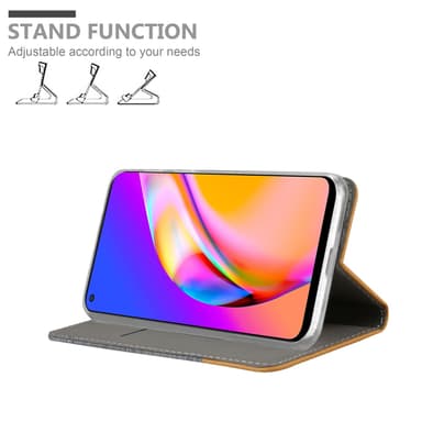 Oppo A94 5G lommebokdeksel etui (grå)