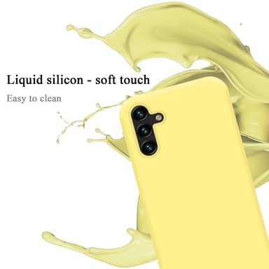 Samsung Galaxy A13 5G silikondeksel case (gul)