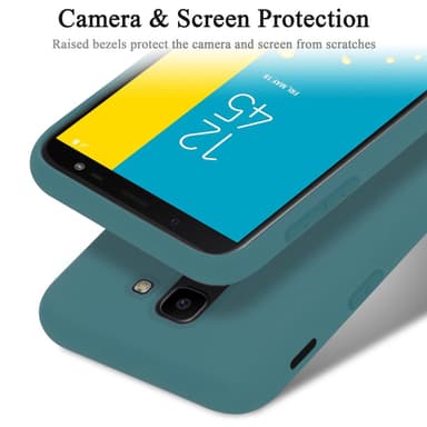 Samsung Galaxy J6 2018 silikondeksel case (grønn)
