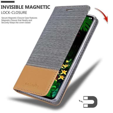 LG G8 ThinQ lommebokdeksel etui (grå)