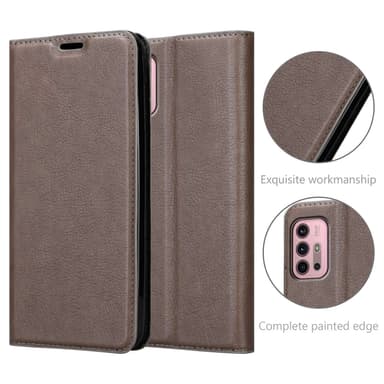 Motorola MOTO G10 / G30 lommebokdeksel case (brun)