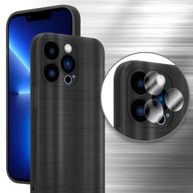 iPhone 13 PRO Silikondeksel Beskyttelse (svart)