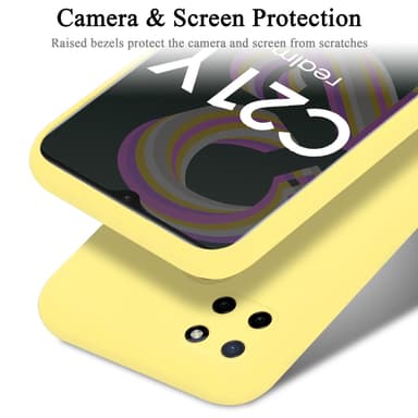 Realme C21Y / C25Y silikondeksel case (gul)