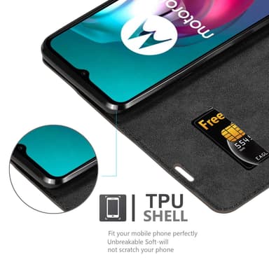 Motorola MOTO G10 / G30 lommebokdeksel case (brun)