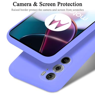 Motorola EDGE+ silikondeksel case (lilla)