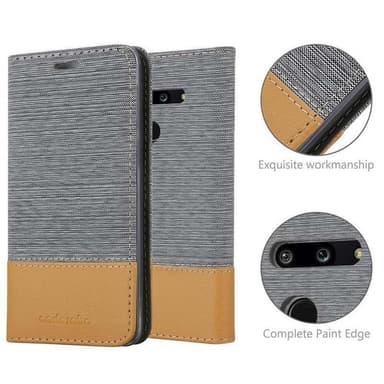 LG G8 ThinQ lommebokdeksel etui (grå)