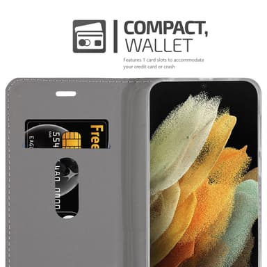 Samsung Galaxy S21 ULTRA lommebokdeksel etui (grå)