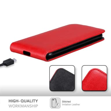 Samsung Galaxy A10s / M01s deksel flip cover (rød)