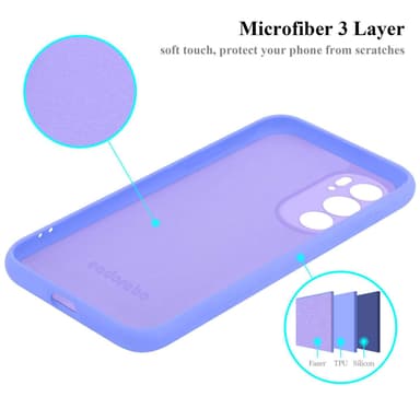 Motorola EDGE+ silikondeksel case (lilla)