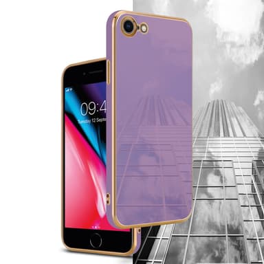 iPhone 7 / 7S / 8 / SE 2020 silikondeksel case (lilla)