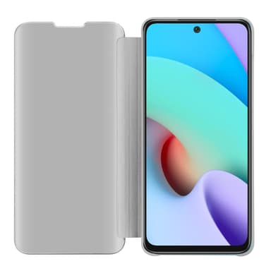 Xiaomi RedMi 10 lommebokdeksel etui (sølv)