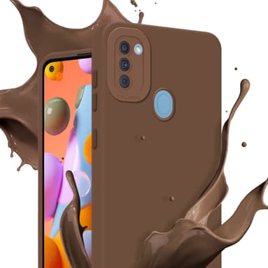 Samsung Galaxy A11 / M11 Deksel case (brun)