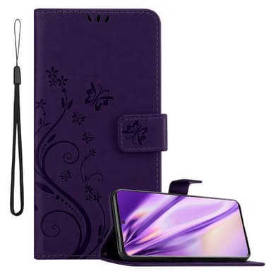 Samsung Galaxy S20 PLUS lommebokdeksel Blomster (lilla)
