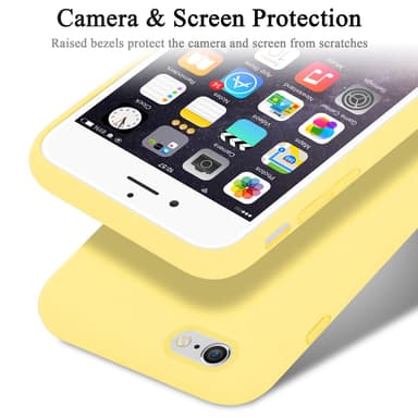 iPhone 6 / 6S silikondeksel case (gul)