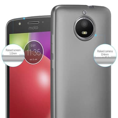Deksel Motorola MOTO E4 Case Cover (grå)