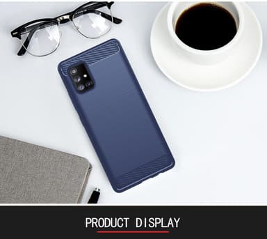 Deksel Samsung Galaxy A71 4G ultra slim (blå)