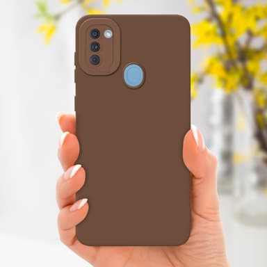 Samsung Galaxy A11 / M11 Deksel case (brun)
