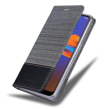 Motorola MOTO E6 PLUS lommebokdeksel etui (grå)