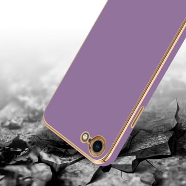 iPhone 7 / 7S / 8 / SE 2020 silikondeksel case (lilla)