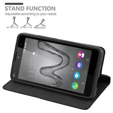 WIKO ROBBY lommebokdeksel case (svart)