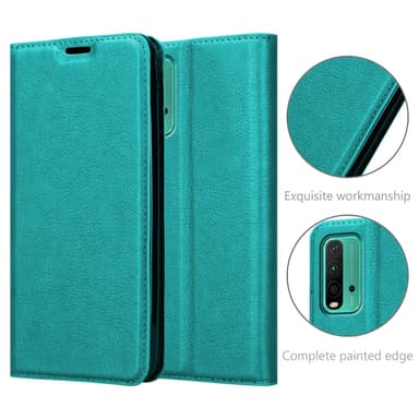 Xiaomi RedMi 9T / POCO M3 lommebokdeksel case (turkis)