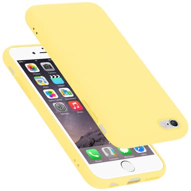 iPhone 6 / 6S silikondeksel case (gul)