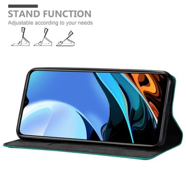 Xiaomi RedMi 9T / POCO M3 lommebokdeksel case (turkis)